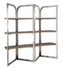 Modern Mood Etagere - Silver / Dark Brown | Hooker Furniture