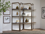 Modern Mood Etagere - Silver / Dark Brown | Hooker Furniture