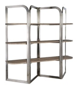 Modern Mood Etagere - Silver / Dark Brown | Hooker Furniture