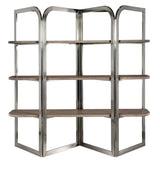 Modern Mood Etagere - Silver / Dark Brown | Hooker Furniture