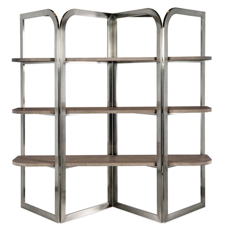 Modern Mood Etagere - Silver / Dark Brown | Hooker Furniture