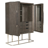 Modern Mood Wardrobe in Mink Finish – Hooker Furniture