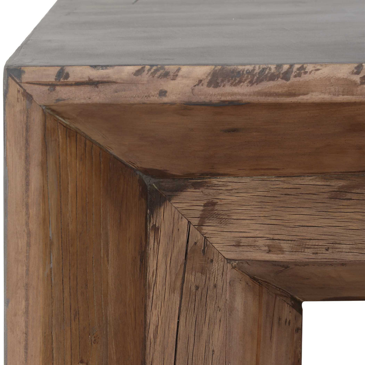 Vail Elm Coffee Table - Dark Brown by Uttermost - View 6