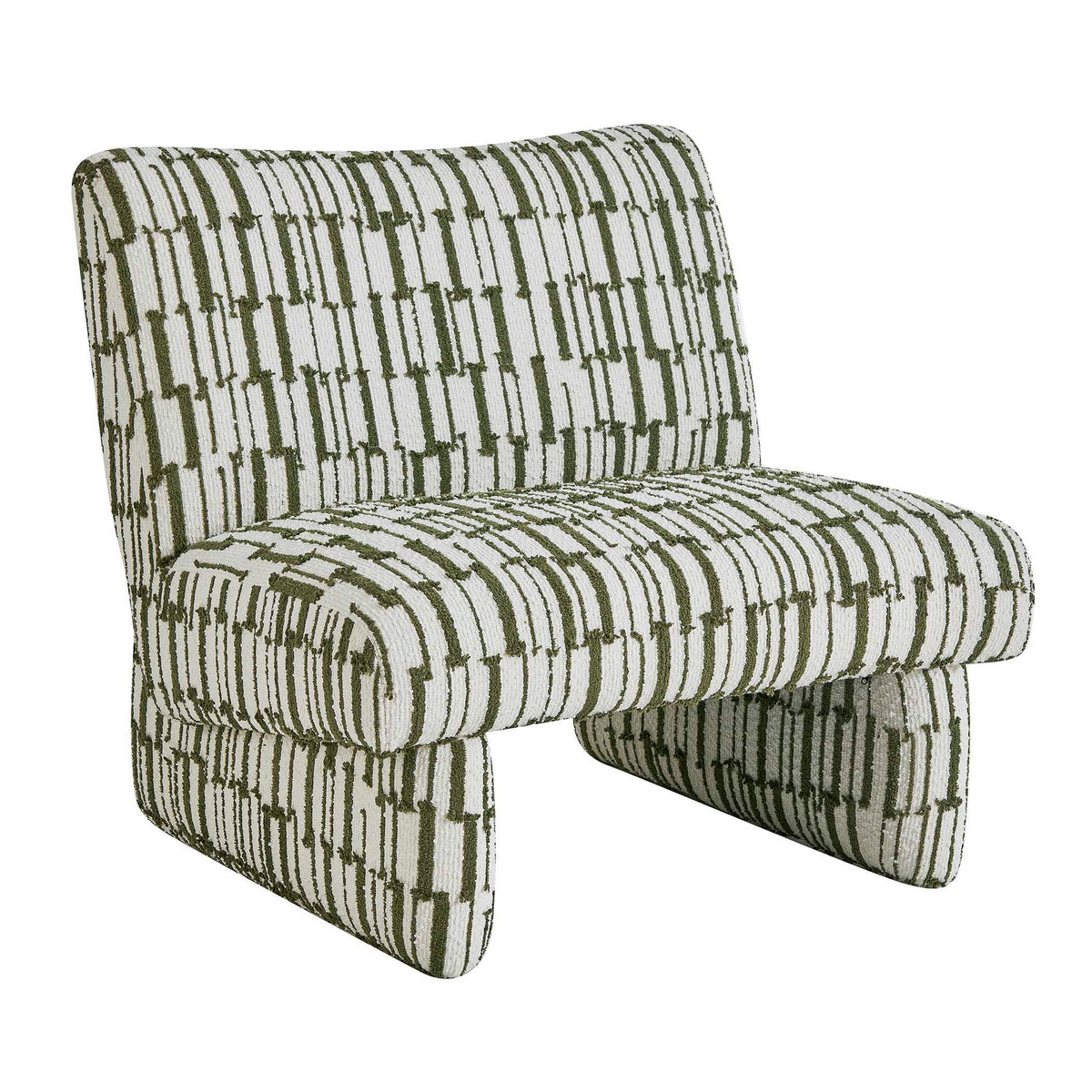Willa Accent Chair - Green / White by Uttermost - View 5