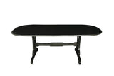 Acme - House Beatrice Dining Table 68810 Charcoal Finish