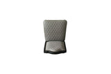 Acme - House Beatrice Side Chair (Set-2) 68812 Two Tone Gray Fabric & Charcoal Finish