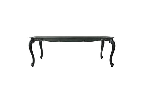 Acme - House Delphine Dining Table 68830 Charcoal Finish