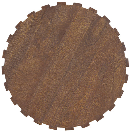 Commerce And Market Gears Round End Table - Bronze by Hooker Furniture - View 4