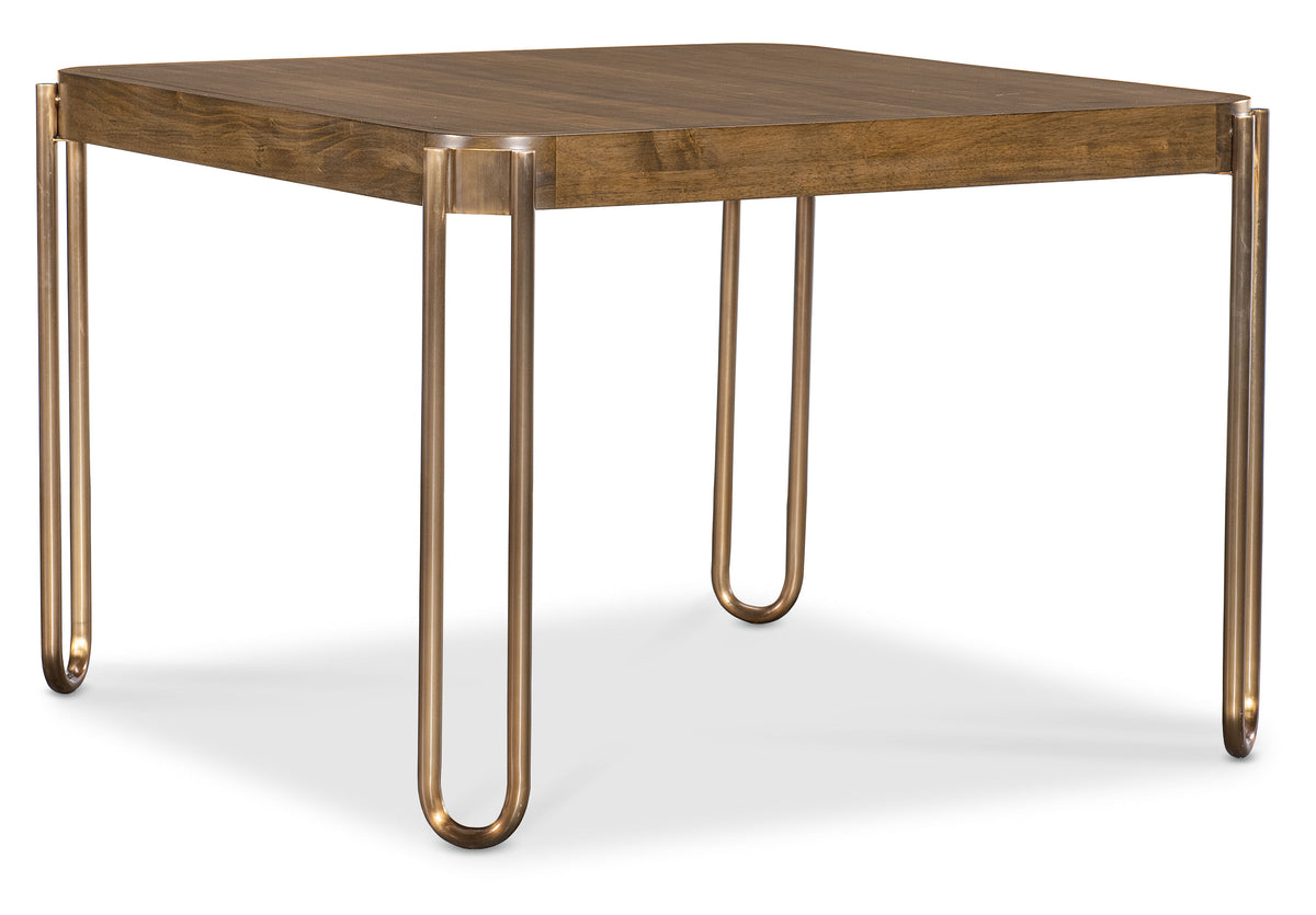 Commerce And Market Walnut And Dine Dining Table Light Caramel - Dark Brown / Gold by Hooker Furniture - View 1