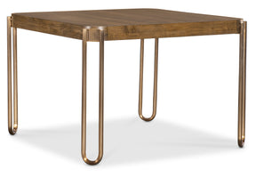 Commerce And Market Walnut And Dine Dining Table Light Caramel - Dark Brown / Gold by Hooker Furniture - View 1