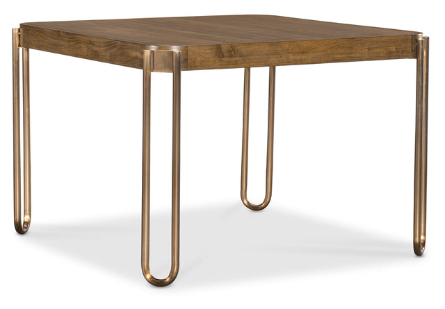 Commerce And Market Walnut And Dine Dining Table Light Caramel - Dark Brown / Gold by Hooker Furniture - View 1