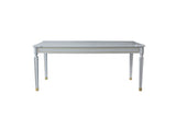 Acme - House Marchese Dining Table 68860 Pearl Gray Finish