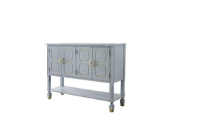 Acme - House Marchese Server 68864 Pearl Gray Finish