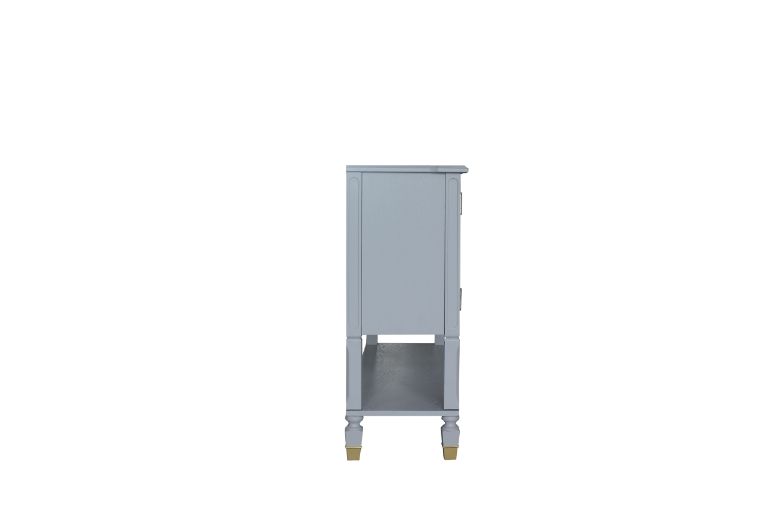 Acme - House Marchese Server 68864 Pearl Gray Finish