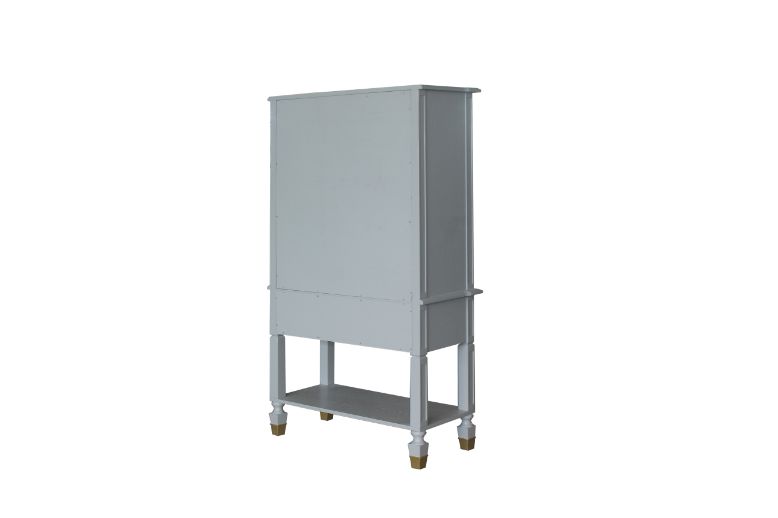 Acme - House Marchese Cabinet 68865 Pearl Gray Finish