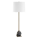 Rowland Panda Marble Buffet Lamp Black / Brass - Black / Gold by Uttermost - View 3