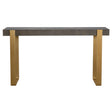 Kea Contemporary Console Table - Dark Gray / Yellow by Uttermost - View 1