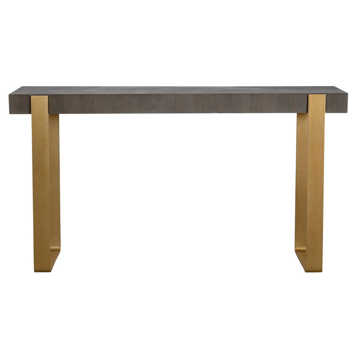 Kea Contemporary Console Table - Dark Gray / Yellow by Uttermost - View 1
