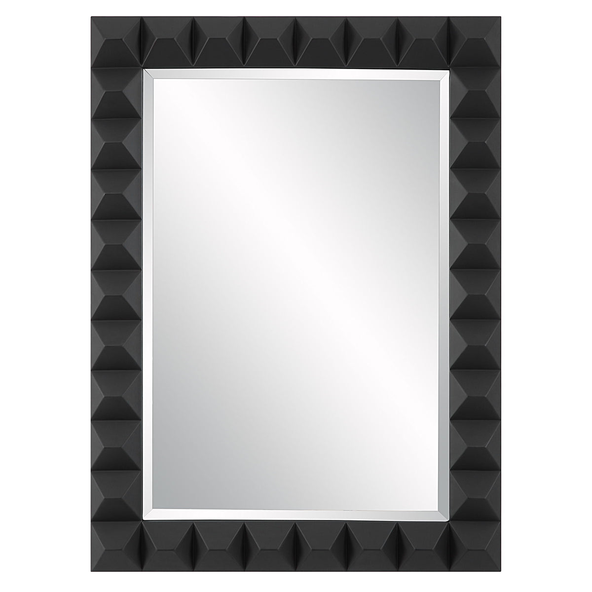 Studded Mirror - Black by Uttermost - View 1