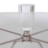 Zesiro Modern Table Lamp - Silver / White by Uttermost - View 7