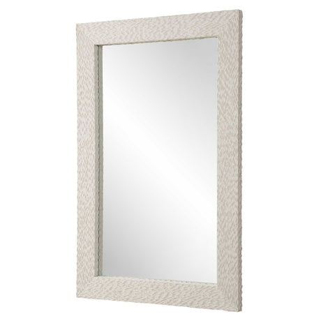 Everest Ivory Stone Mirror - Beige by Uttermost - View 4