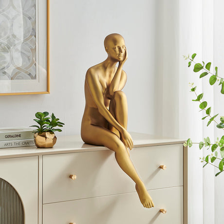 Antoinette Doll Sculpture // Bronze  | Finesse - Home Elegance USA