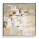 Time To Time Hand Painted Abstract Art Black / Brown / Gray / White / Woodtone - Light Brown by Uttermost - View 1