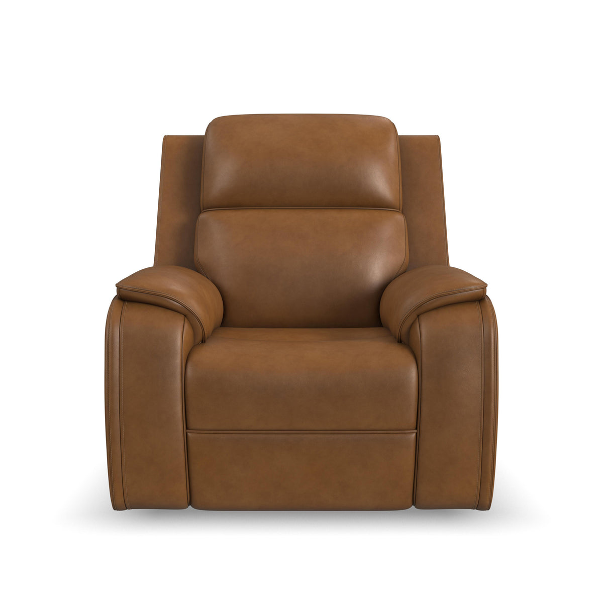 Ziggy Power Recliner With Power Headrest, Lumbar, Heat & Massage - Camel | Flexsteel