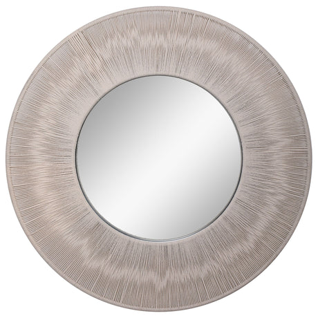 Sailor's Knot Round Mirror - Beige by Uttermost - View 1