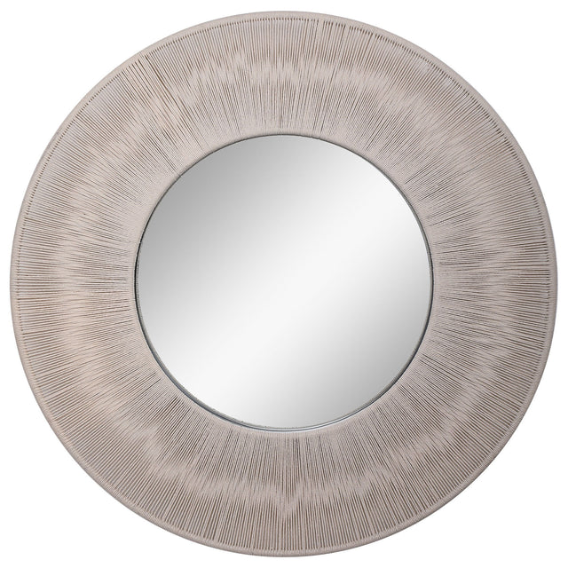 Sailor's Knot Round Mirror - Beige by Uttermost - View 1