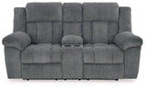 Ashley Slate Tip - Off PWR REC Loveseat/CON/ADJ HDRST - Chenille | Home Elegance USA