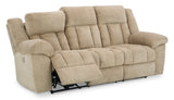 Ashley Wheat Tip - Off PWR REC Sofa with ADJ Headrest - Chenille - 6930515 - Home Elegance USA - 3