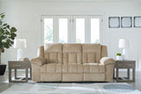 Ashley Wheat Tip - Off PWR REC Sofa with ADJ Headrest - Chenille - 6930515 - Home Elegance USA - 5