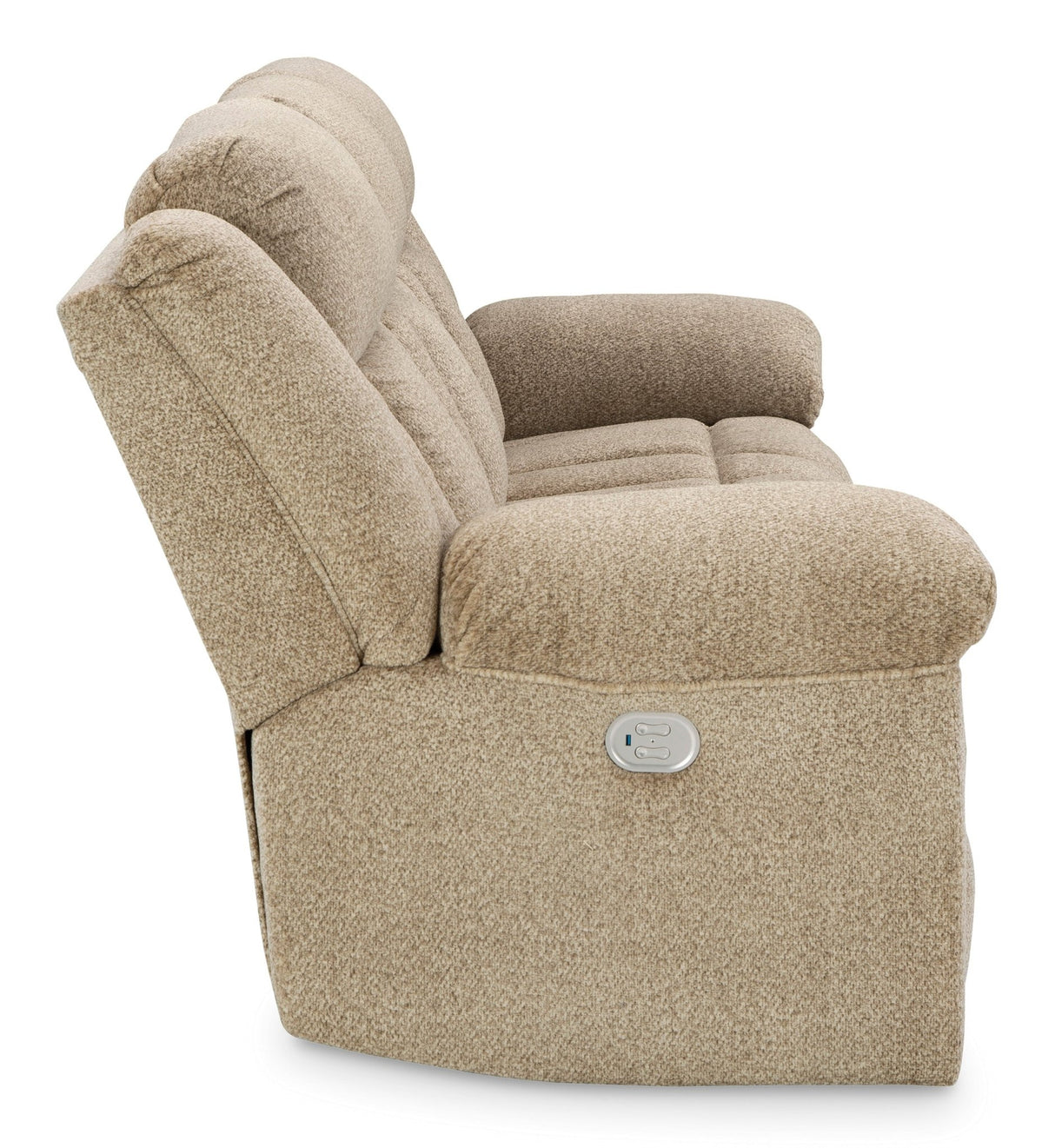 Ashley Wheat Tip - Off PWR REC Sofa with ADJ Headrest - Chenille - 6930515 - Home Elegance USA - 7