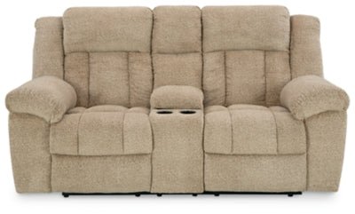 Ashley Wheat Tip - Off PWR REC Loveseat/CON/ADJ HDRST - Chenille | Home Elegance USA