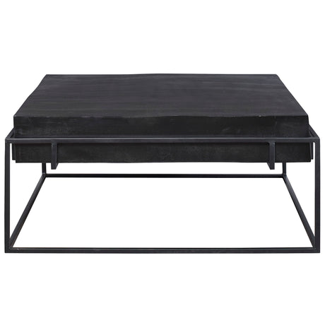Telone Modern Coffee Table - Black by Uttermost - View 1