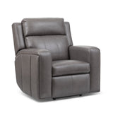 Wyatt Power Recliner With Power Headrest & Lumbar - Gunmetal | Flexsteel