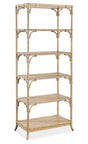 Retreat Pole Rattan Bookcase - Beige | Hooker Furniture