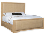 Retreat Queen Cane Panel Bed - Light Brown | Hooker Furniture