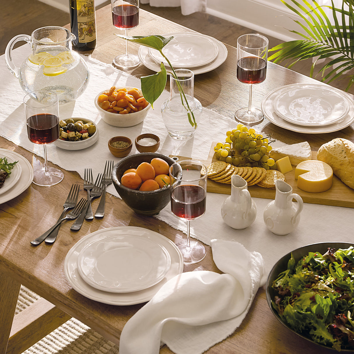 Vineyard Row Rectangle Dining Table with Two 20-inch Leaves by Hooker Furniture in Pecky Hickory Veneers
