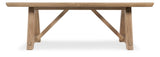 Vineyard Row Rectangle Dining Table with Two 20-inch Leaves by Hooker Furniture in Pecky Hickory Veneers