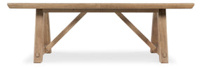 Vineyard Row Rectangle Dining Table with Two 20-inch Leaves by Hooker Furniture in Pecky Hickory Veneers