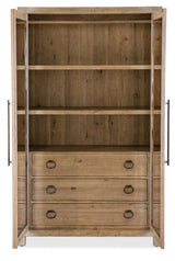 Vineyard Row Wardrobe by Hooker Furniture in Pecky Hickory & White Oak Veneers