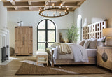 Vineyard Row Wardrobe by Hooker Furniture in Pecky Hickory & White Oak Veneers