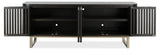 Commerce And Market Easton Entertainment Console Burnt Timber - Black by Hooker Furniture - View 10