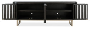 Commerce And Market Easton Entertainment Console Burnt Timber - Black by Hooker Furniture - View 10