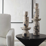 Nouveau Tower Sculptures (Set of 2) - White by Uttermost - View 4