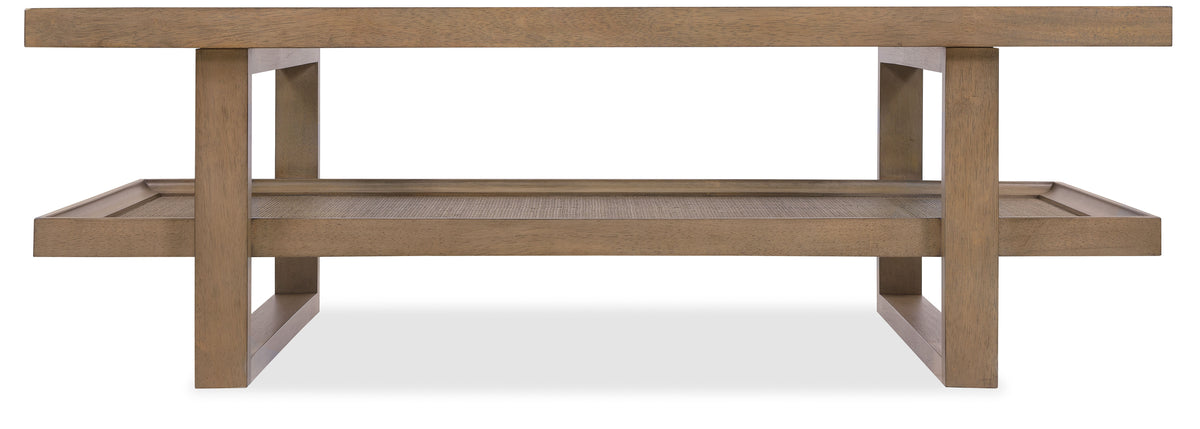 Sonnet Rectangular Coffee Table - Dark Gray / Dark Brown by Hooker Furniture - View 6