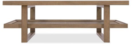 Sonnet Rectangular Coffee Table - Dark Gray / Dark Brown by Hooker Furniture - View 6