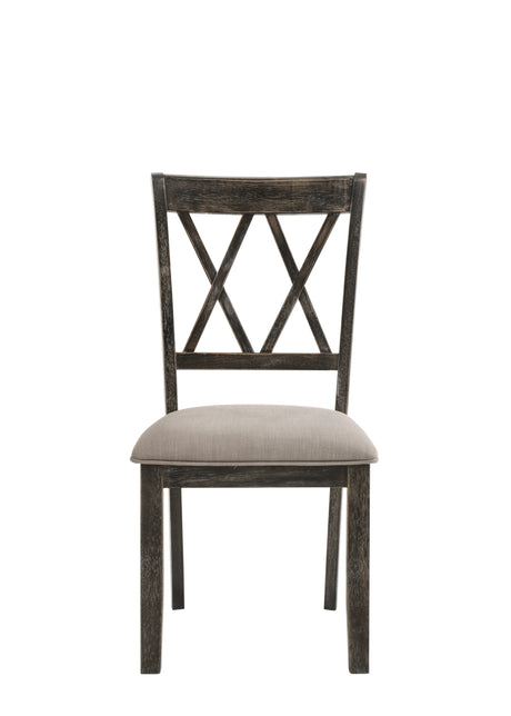 Claudia II Weathered Gray Finish 7 PCs Dining Room Set - sold by Home Elegance USA